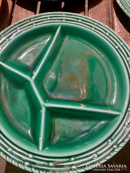 Sarreguemines francia kerámia osztott tányér