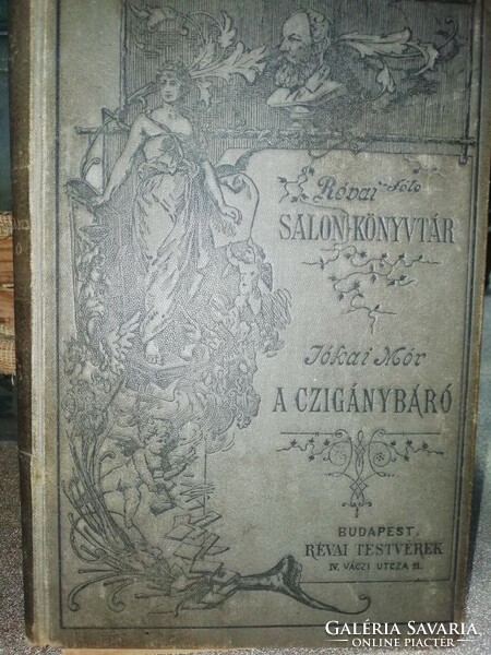 Révai salon library Jókai mór a gypsy baron 1886