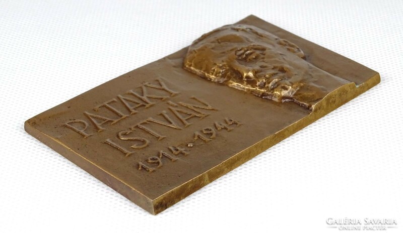 1N055 istván pataky martyr revolutionary bronze plaque commemorative plaque