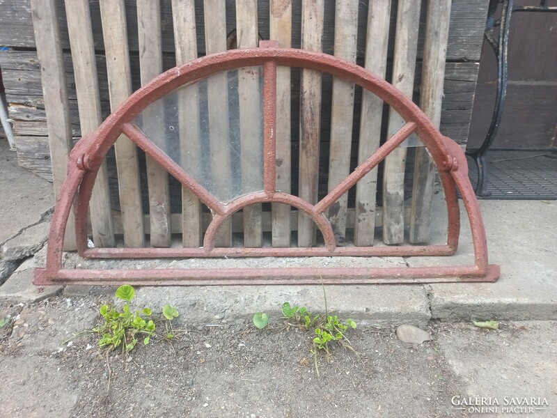 Antique iron window