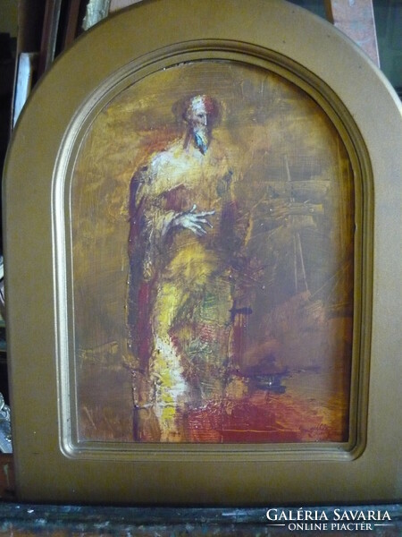 Császár Attila Próféta című festménye