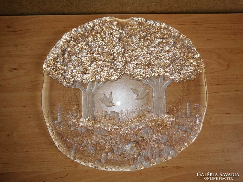 Glass centerpiece - the spring forest 31*33 cm (b)