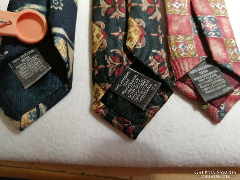 6 pcs 100% silk, silk, marks & spencer ties, in a package (5)