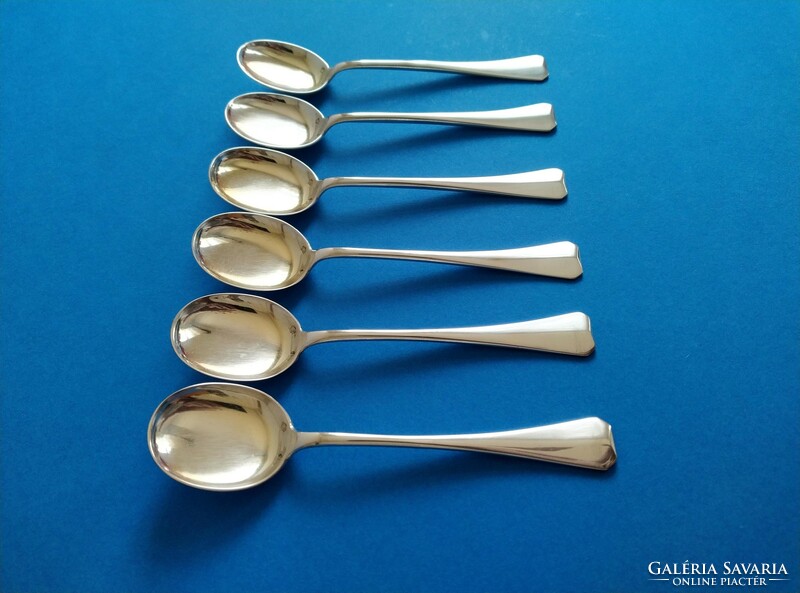 Silver ice cream spoon 6 pieces