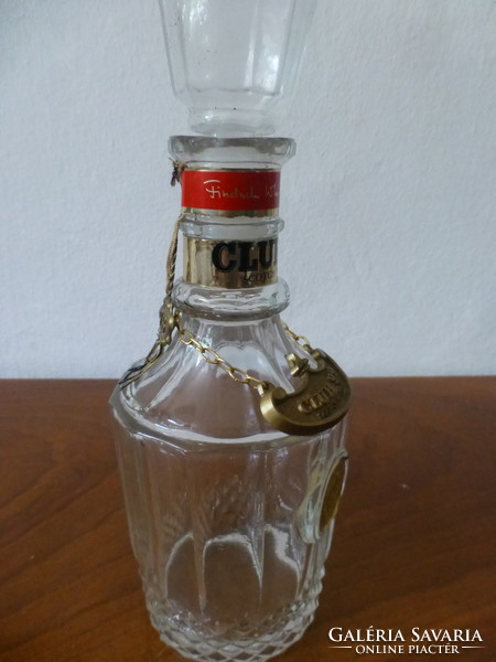 Club 99 Scotch whiskey bottle, decorative bottle