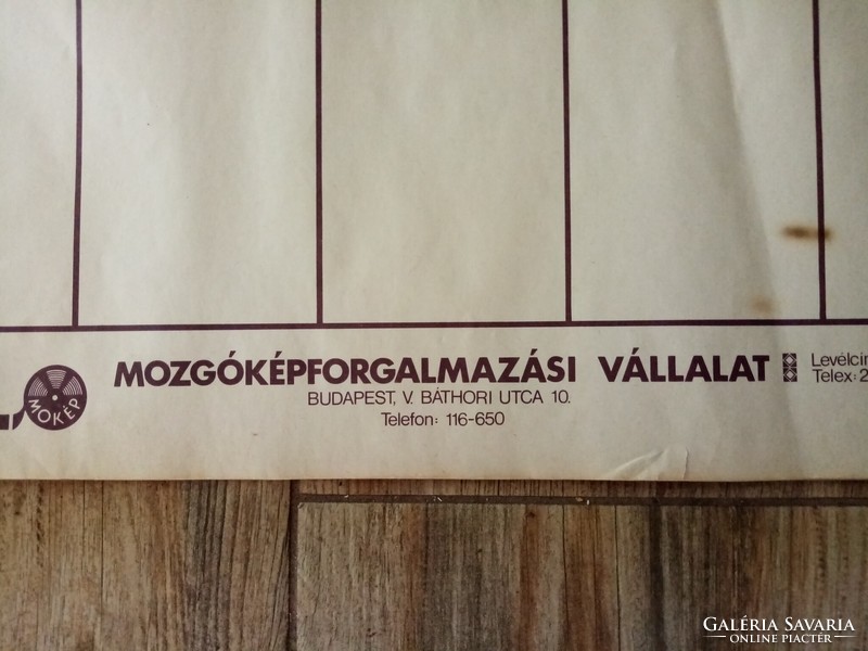 Régi " MOKÉP " asztali könyöklő naptár - 1986 - 60 x 46 cm.