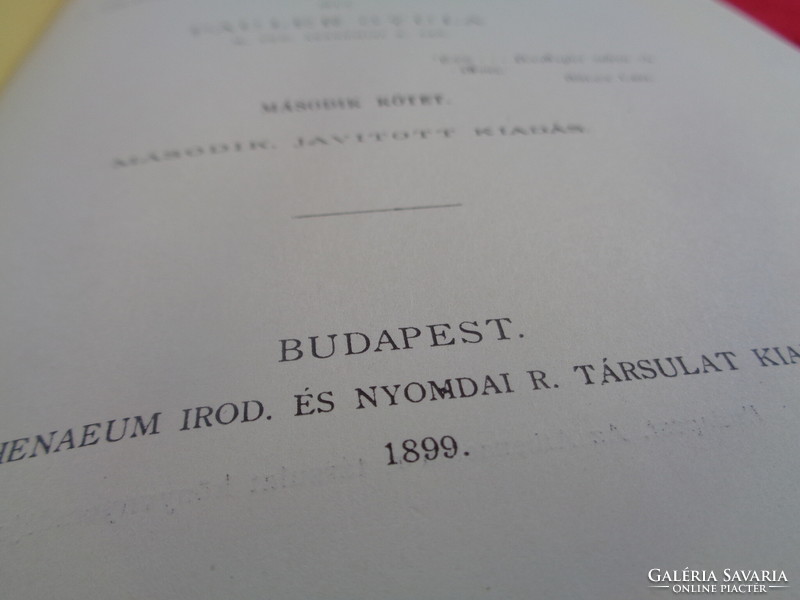 The history of the Hungarian nation under the Árpádáz kings ii. Volume, written by Gyula Pauler