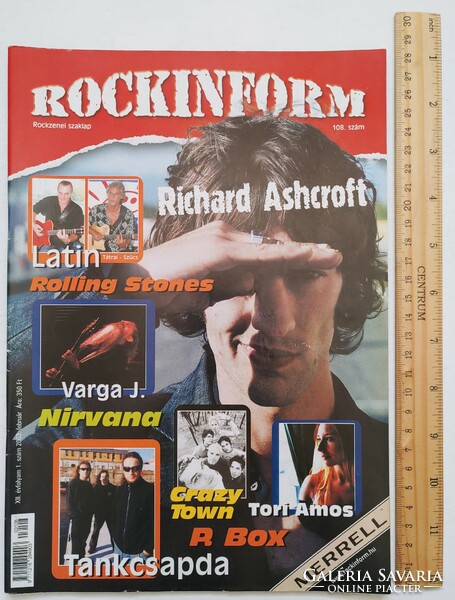 Rockinform magazin #108 2003 Ashcroft Nirvana Tátrai UFO Depresszió Tankcsapda Nemcsak Berry Rolling