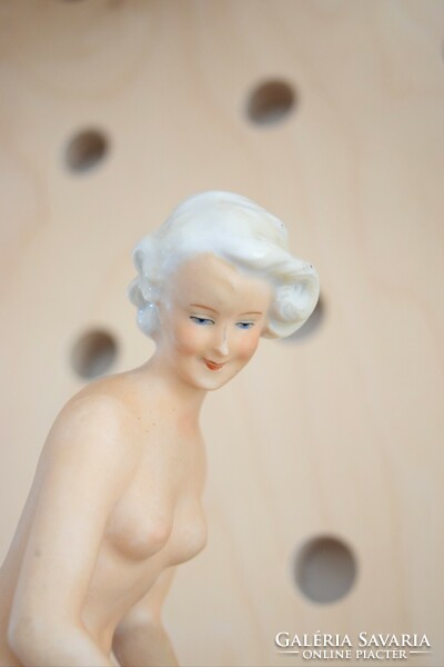 Vintage unterweissbach nude ceramic figure