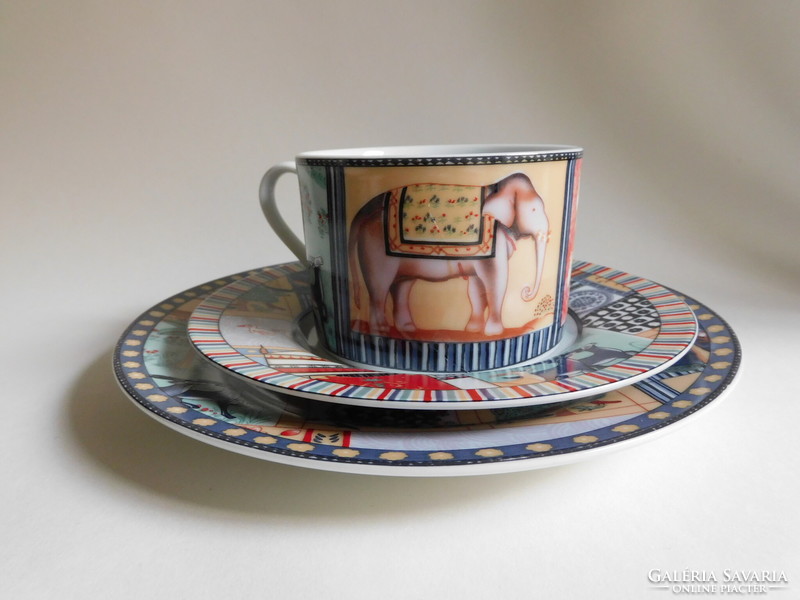 Vario Domestic by Mäser reggeliző szett lovas/elefántos mintával