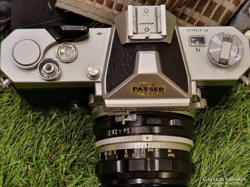 Nikon Nikkormat FT 35 mm-es tükörreflexes fényképező 50 mm f/2.0 objektívvel