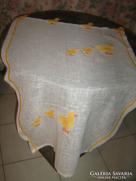Beautiful special new duck table cloth / tablecloth