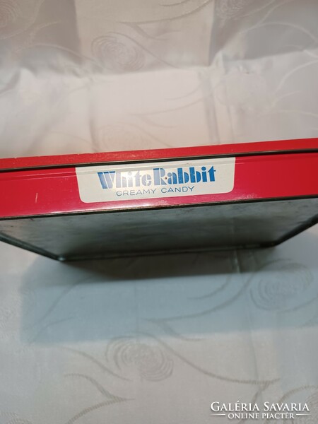 Retro candy box. White rabbit rolls