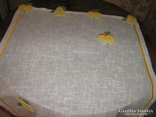 Beautiful unique new apple-pear tablecloth / tablecloth