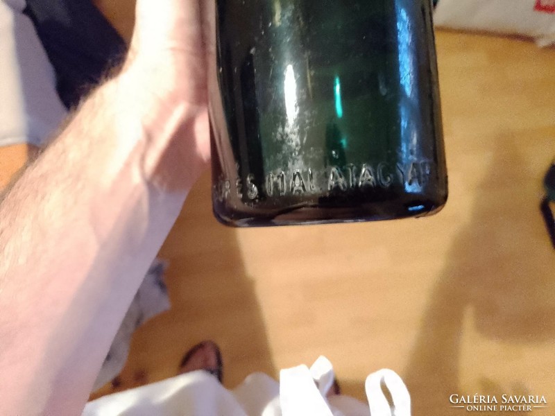 Feliratos Kőbányai sörös üveg "Malátagyár" 1.5 L