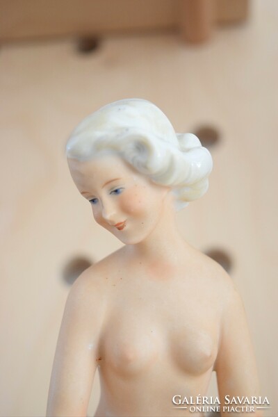 Vintage unterweissbach nude ceramic figure