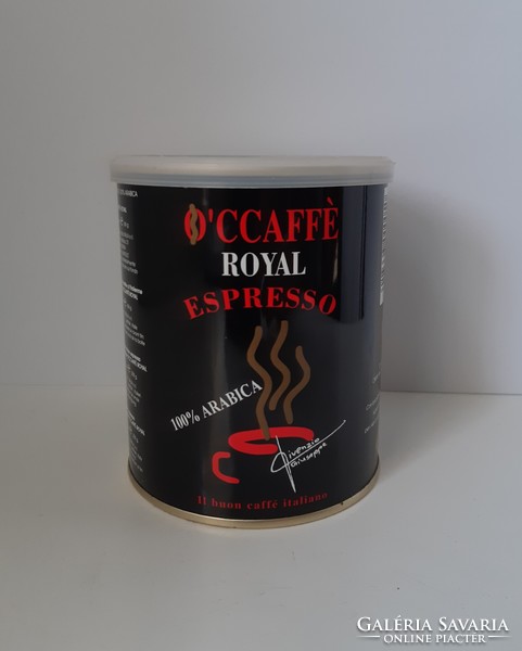 Older o'caffé royal metal coffee box