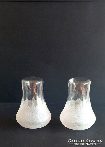 2 glass lamp shades negotiable art deco design