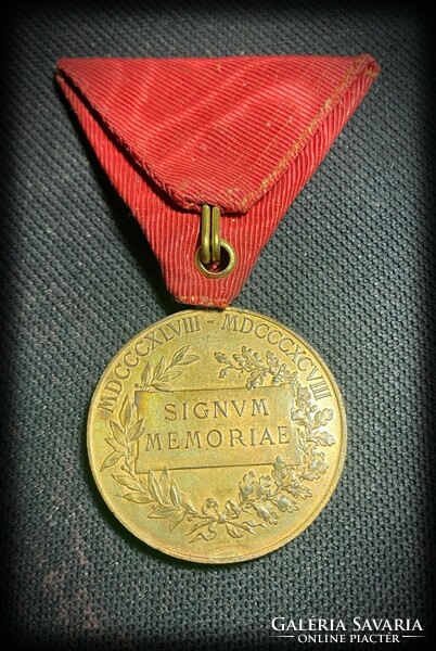 József Ferenc jubilee medal 1898 signum memoriae - award