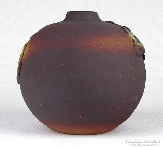 1M825 Szemereki Teréz kortárs kerámia váza díszváza 11.5 cm