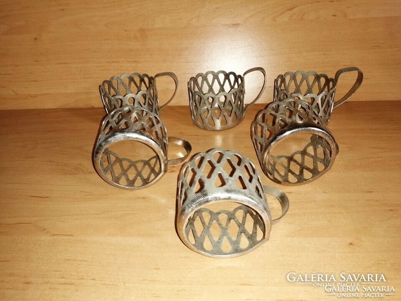 Retro metal cup holder 6 pcs (po-4)