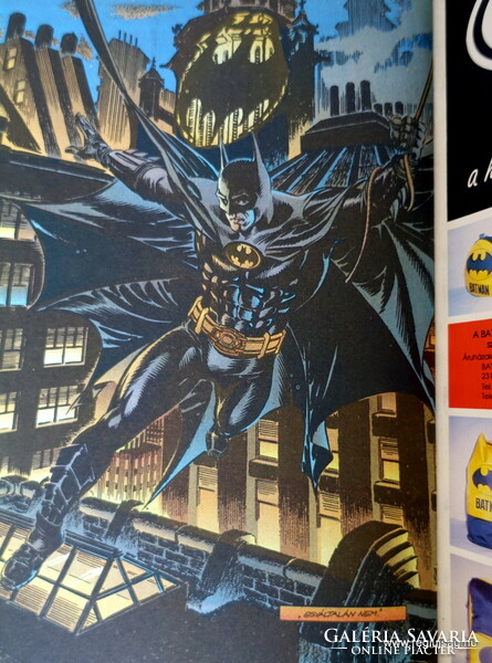 1989  /  BATMAN  /  Születésnapra :-) Eredeti, régi ÚJSÁG Ssz.:  25073