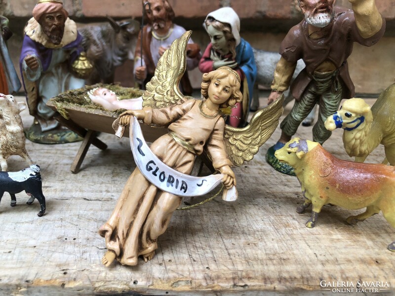 Antique nativity figures