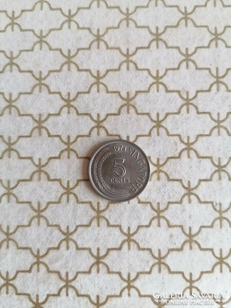 Szingapúr Singapore pénzérme - 5 cent 1974 - külföldi fémpénz érme pénz valuta