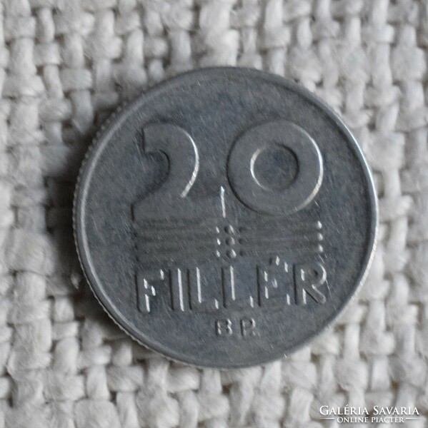20 Fillér 1975 , Budapest , Magyar Népköztársaság , pénz , érme