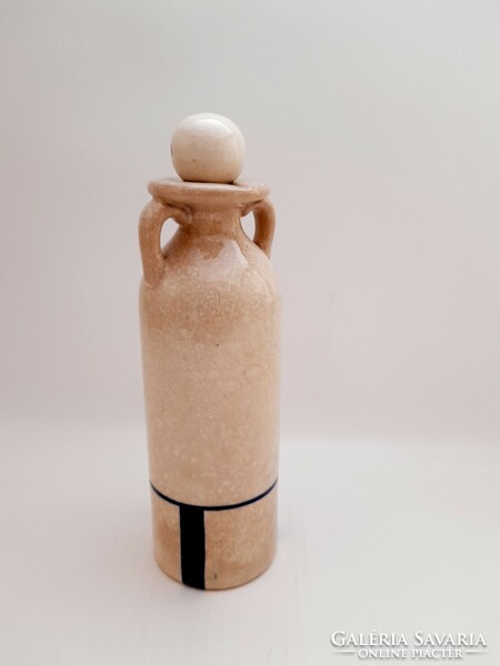 Earthenware bottle with stopper, 24 cm