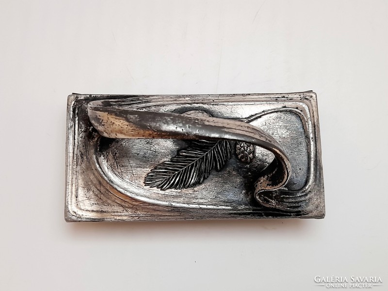Art Nouveau silver-plated tapper