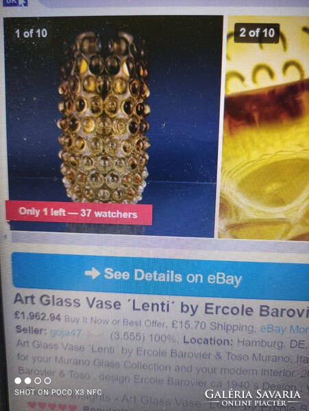 Yellow glass vase with special thick-walled severe camouflage sun