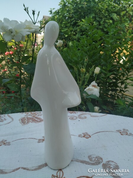 White porcelain statue for sale! Art deco statue for sale!
