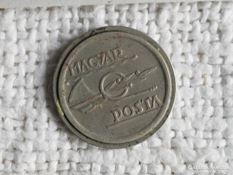 Hungarian post, telephone coin, tantus, b farkas, from 1946