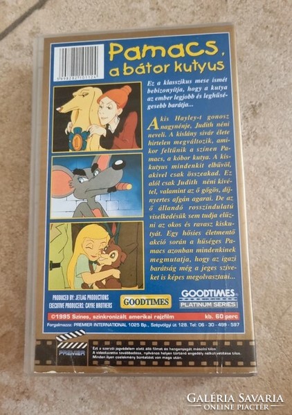 Original vhs fairy tale cassette Pamacs the brave dog