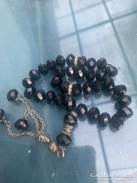 Polished onyx oriental prayer beads