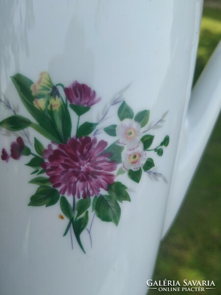 Porcelain kahla flower pattern coffee pot for sale!