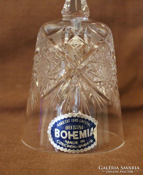 Bohemia crystal glass bell