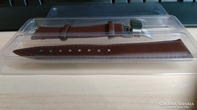 Quality leather watch strap with butterfly clasp 22 mm - also as an Easter gift