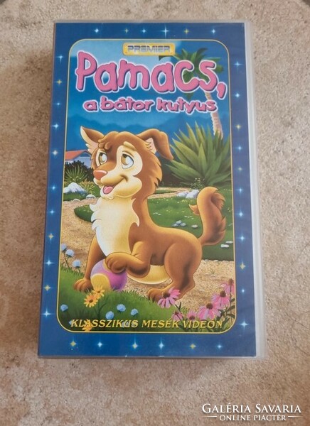 Original vhs fairy tale cassette Pamacs the brave dog