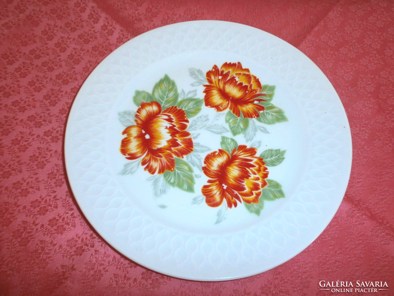 Beautiful floral porcelain plate