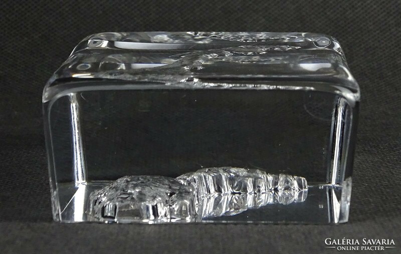 1N121 relief of Norway art glass paperweight 13 cm 1kg