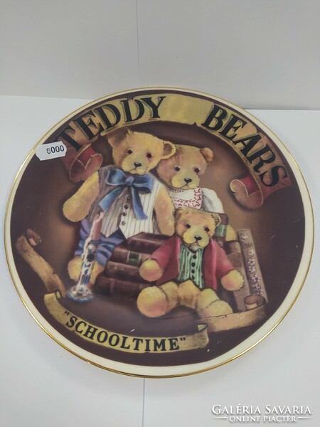 Royal Vale English porcelain teddy bear plate