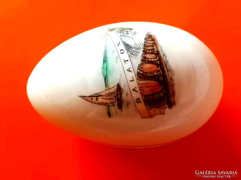 A very rare Aquincumi Balaton souvenir egg