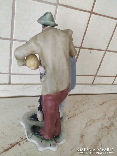 Ceramic sculpture for sale! Drunk figure, 2 men for sale!
