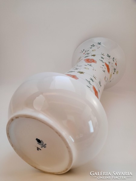 Hollóházi porcelán nagyméretű váza