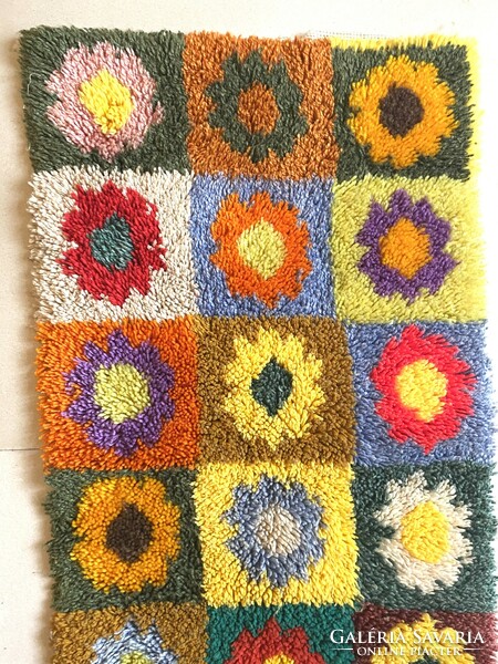 Cheerful colored needlework tapestry 90 x 50 cm