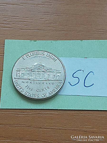 USA 5 CENT 2017  P,  JEFFERSON  SC