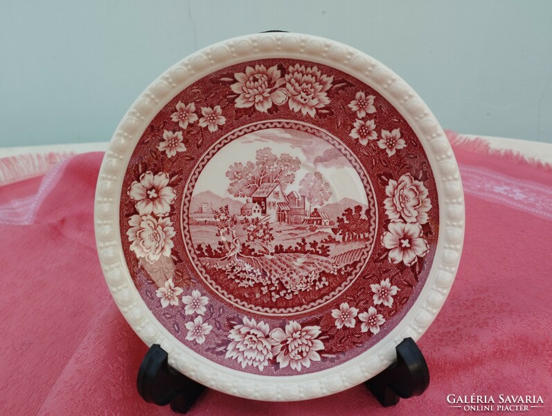 Villeroy & Boch, Rusticana jelenetes porcelán kis tányér