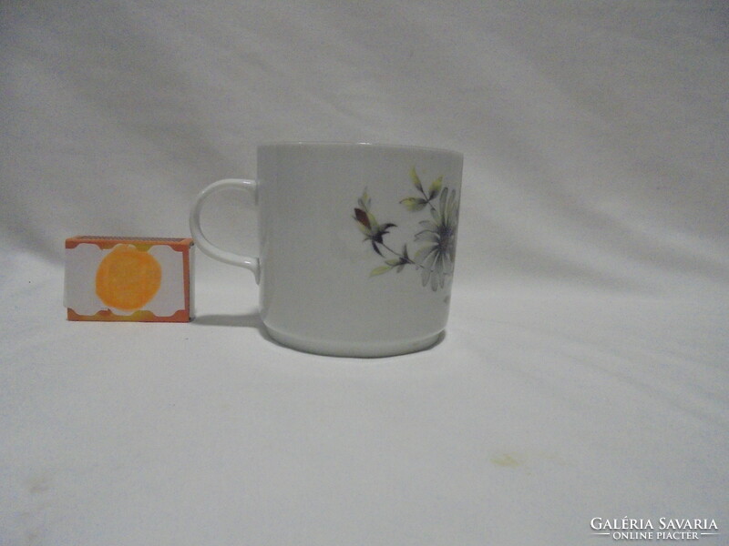 Alföldi porcelain tea mug, cup - floral